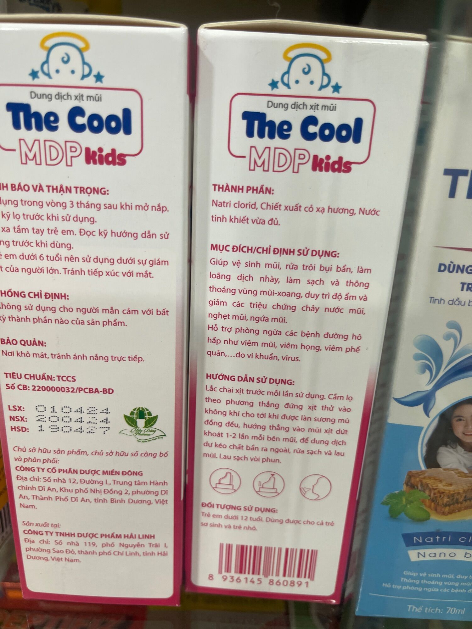 ✅[chính hãng] Xịt mũi The Cool kids (bé) 70ml