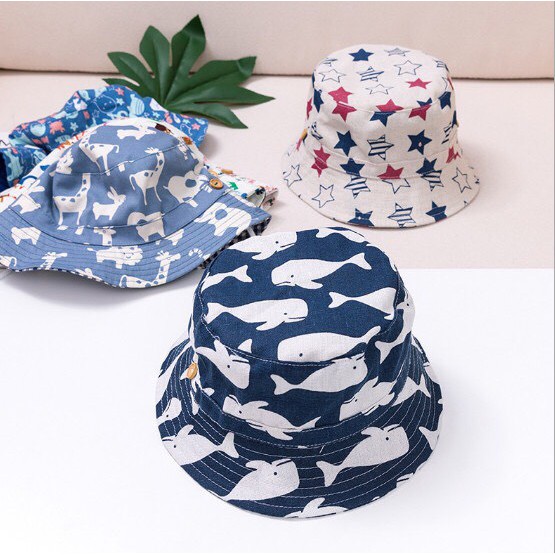 Mũ Bucket rộng vành thời trang cho bé (nhiều mẫu)