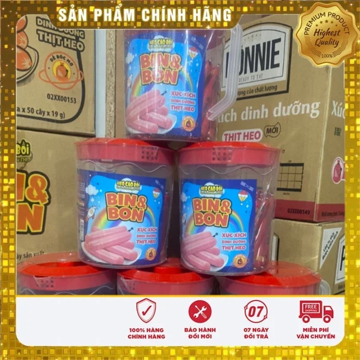 Hũ 50 cây xúc xích Ponnie