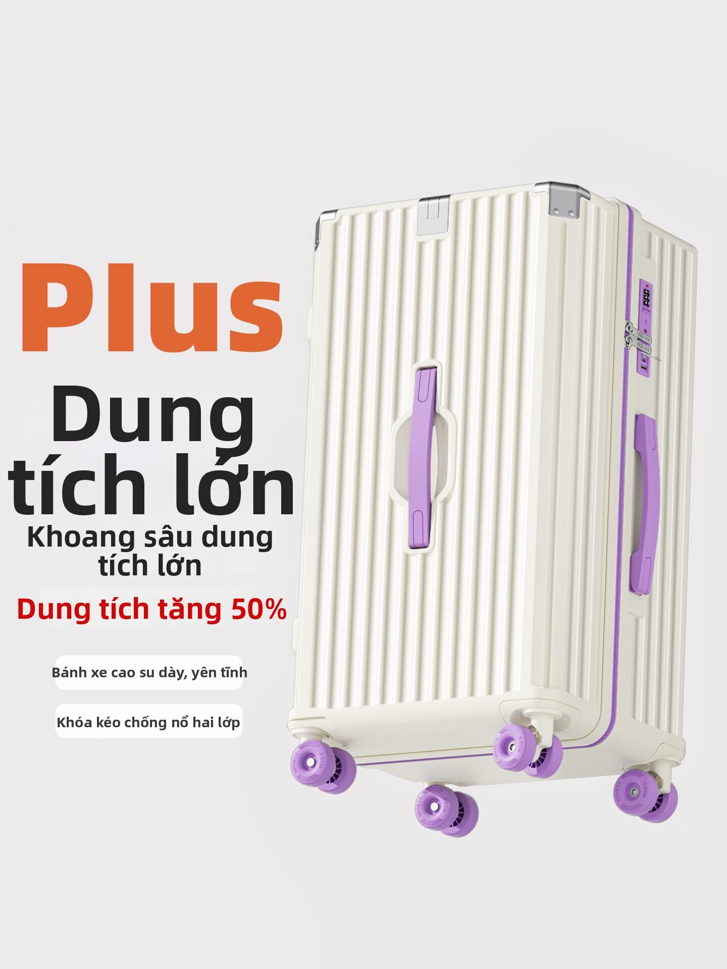 MIMANI | Vali Khóa Được Dung Lượng Lớn Chắc Chắn