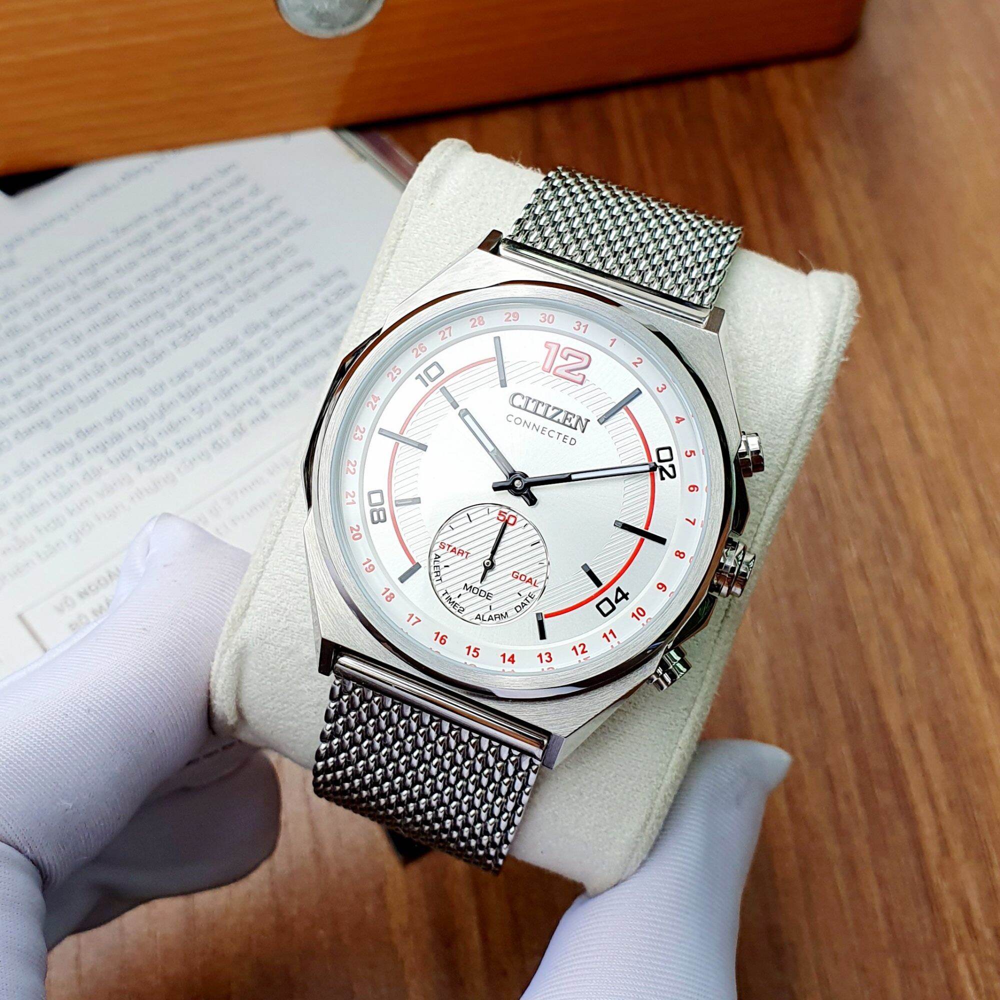 Citizen CX0000-71A Bluetooth Mesh Band Silver Size 42mm