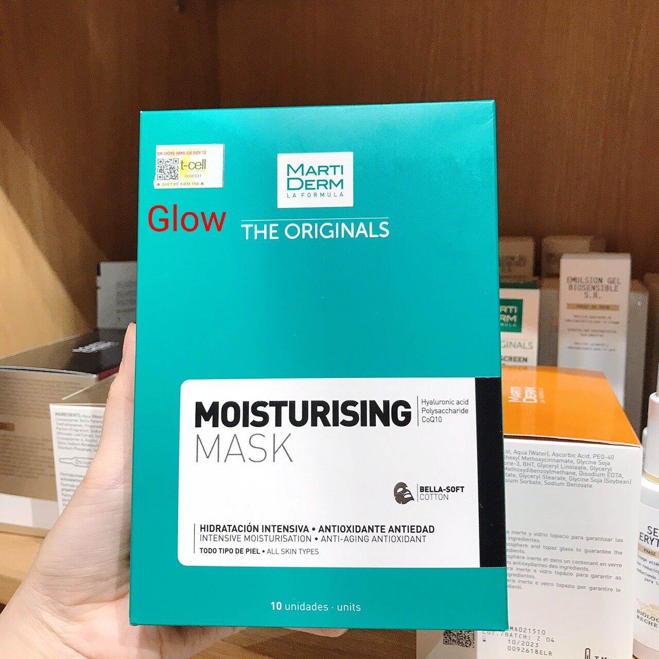 [ HCM HÀNG CTY] Mặt nạ dưỡng ẩm da - MartiDerm The Originals Moisturising Mask (25ml x 10 miếng)