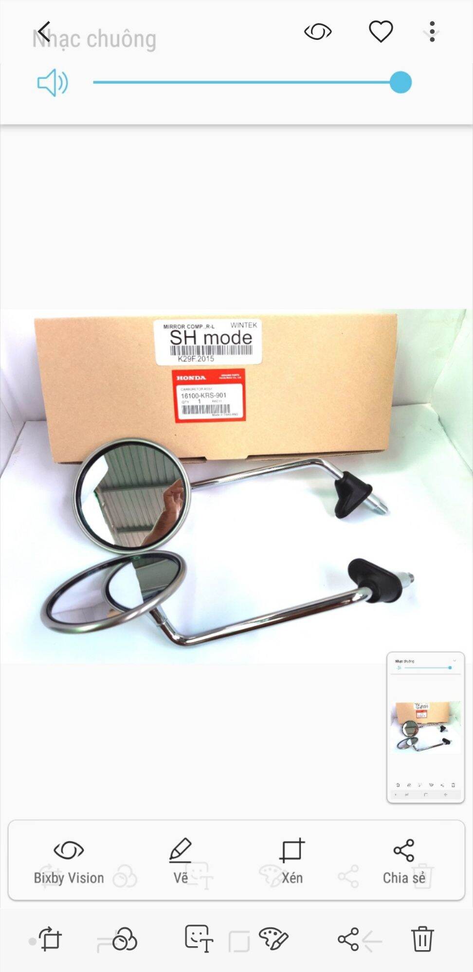 Gương chiếu hậu xe SH mode zin Thailand