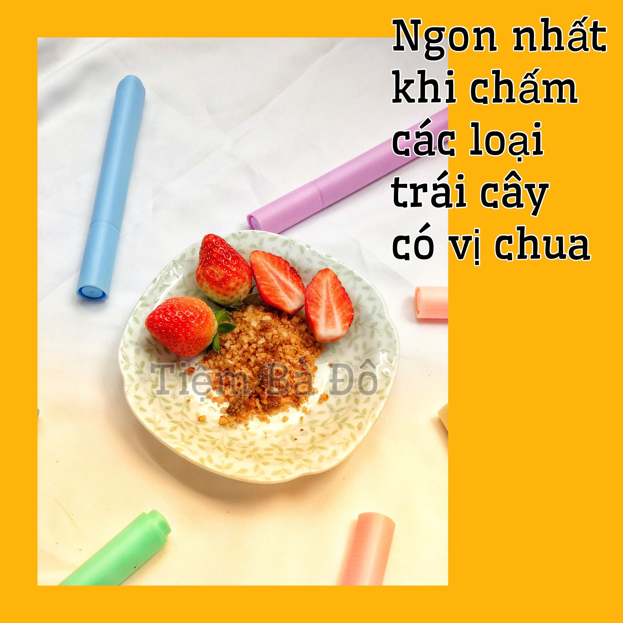 Muối xí muội Bà Đô 500gr chấm trái cây siêu ngon