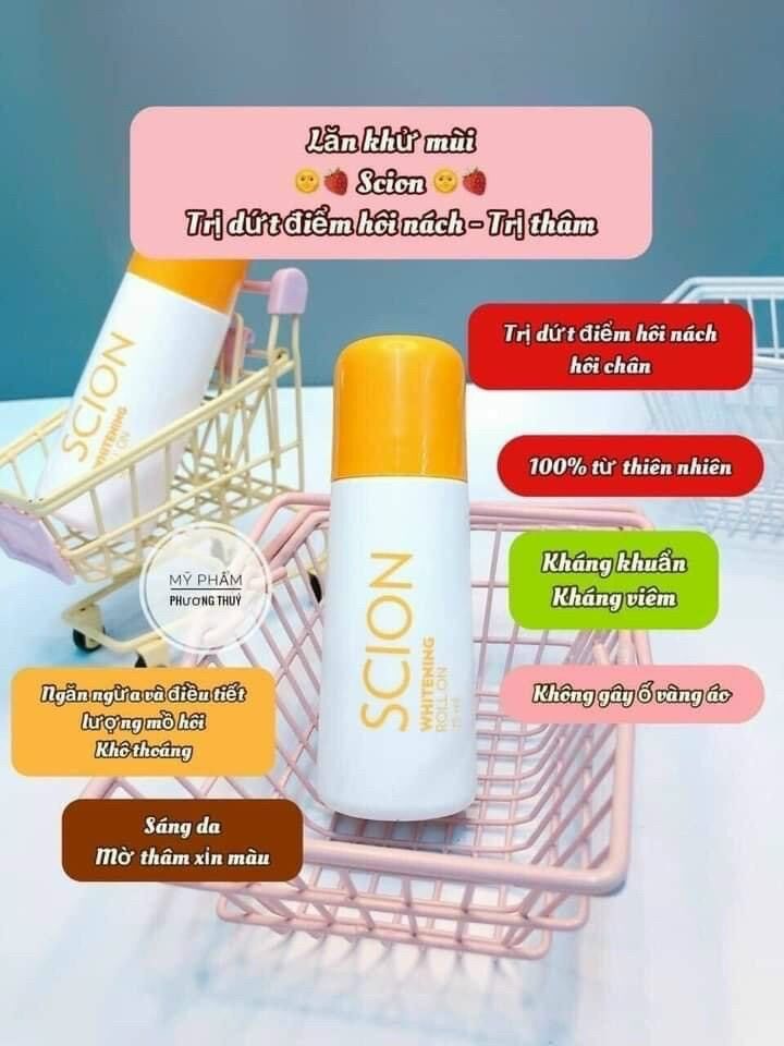 LĂN KHỬ MÙI, LĂN NÁCH SCION