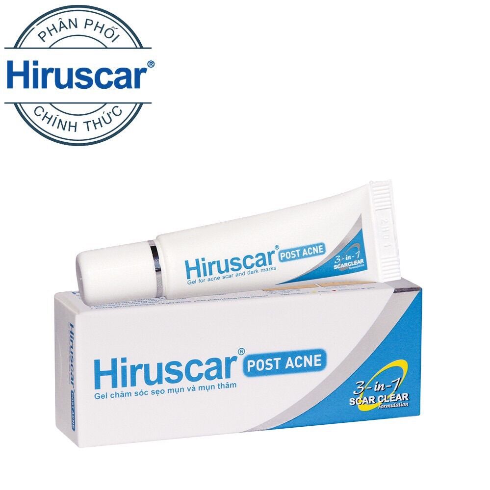 Gel làm mờ thâm và sẹo mụn hiruscar post acne