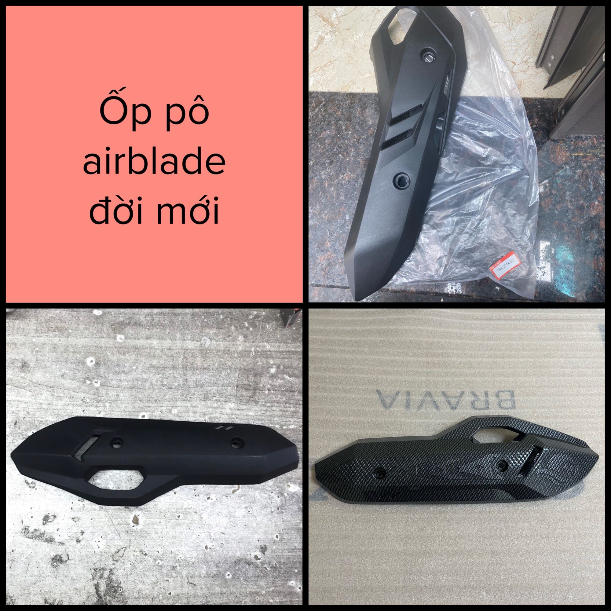 Ốp pô bô air blade 125 ab airblade 2023 2022 2021 2020 150 160