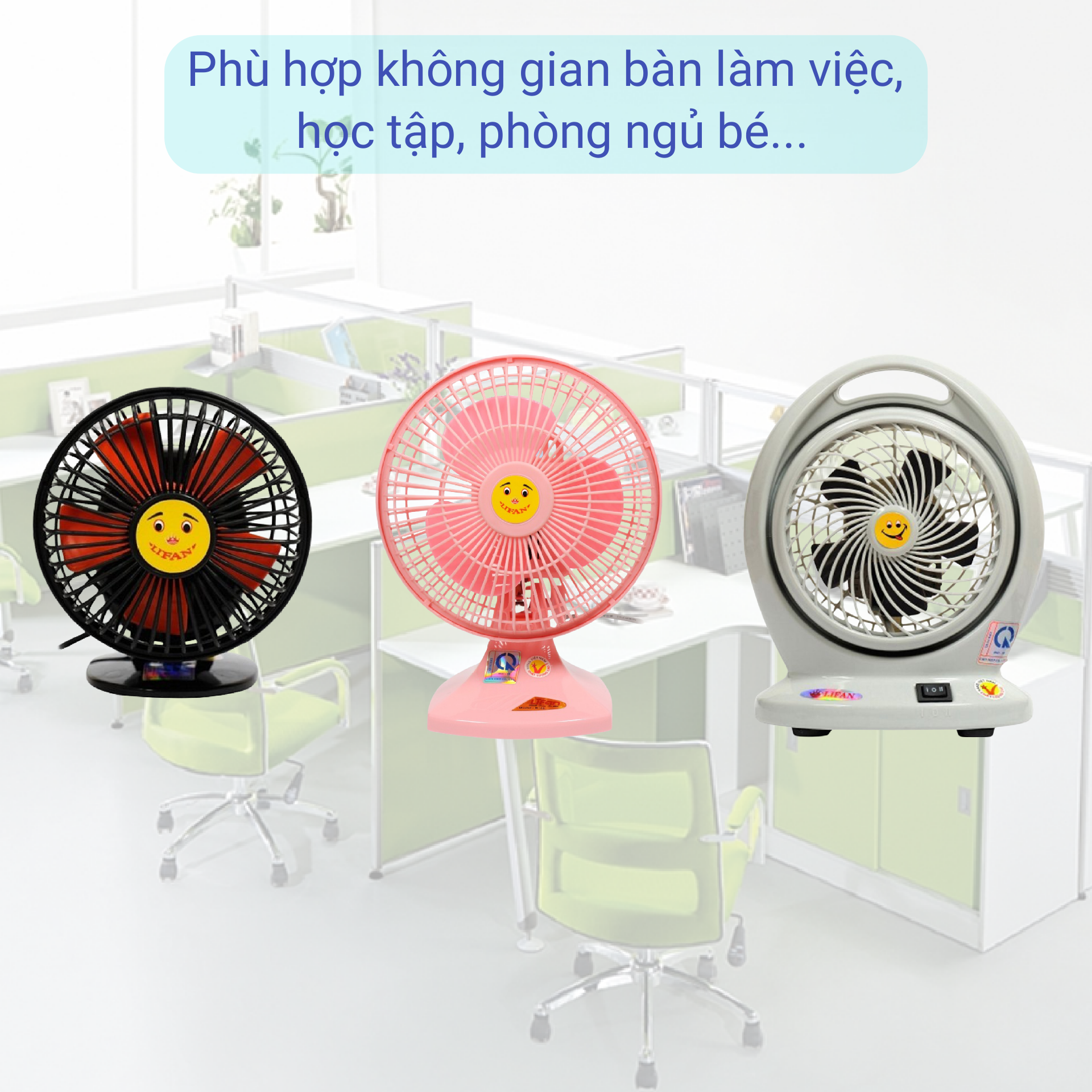 [HCM]Quạt bàn mini Lifan GN-4