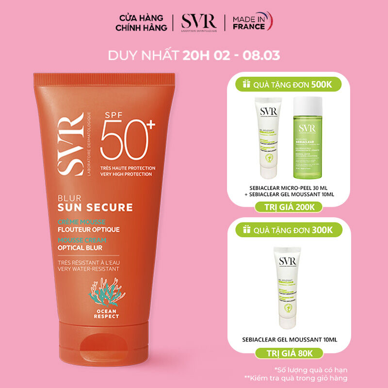 Kem chống nắng SVR SUN SECURE Blur SPF50+ 50ml