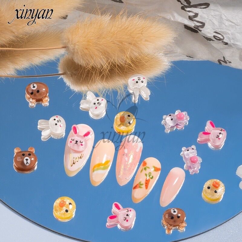 CHARM THỎ GẤU 20viên
