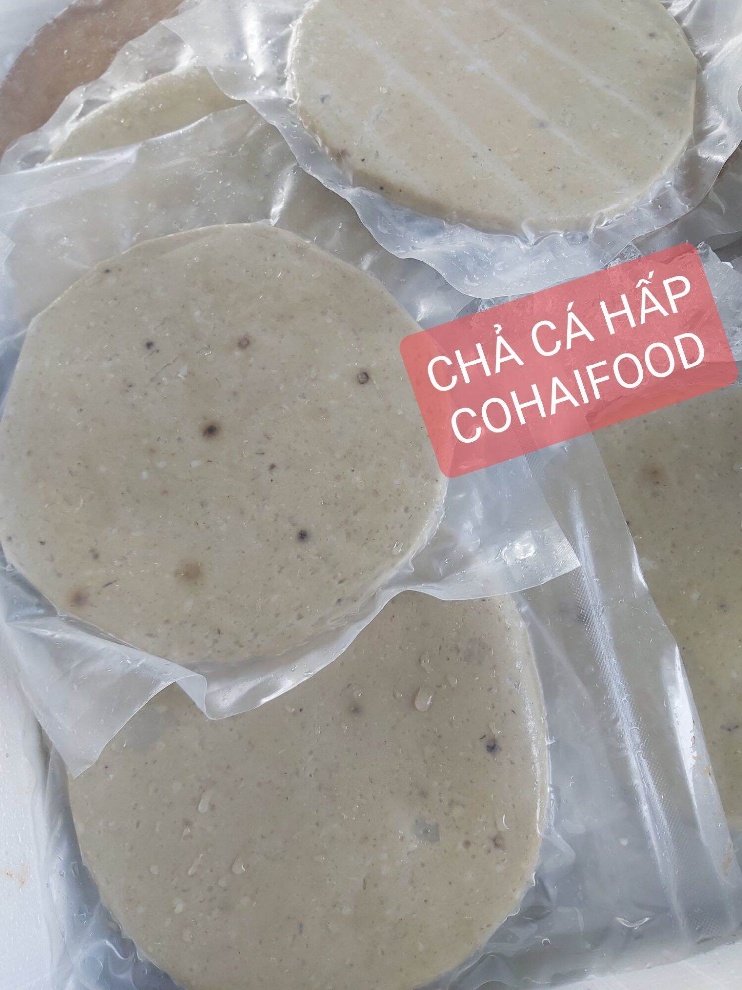 Chả cá nha trang nguyên chất đặc biệt không cấp đông - hấp 1kg