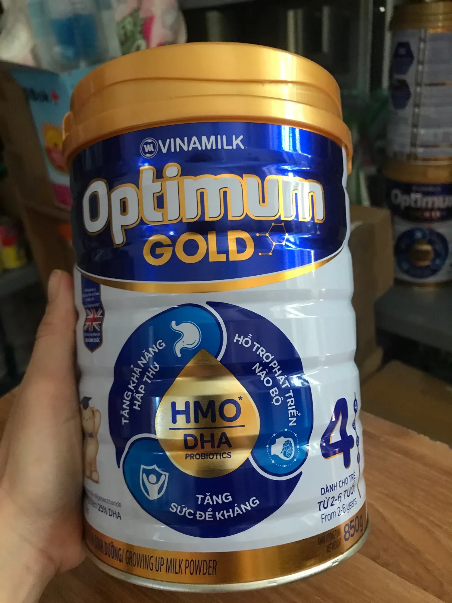 Sữa Optimum gold 4 900g