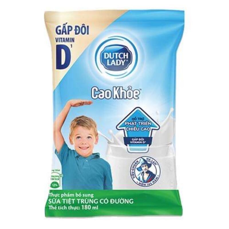 [HCM]Thùng 24 bịch sữa nước cao khoẻ 180ml