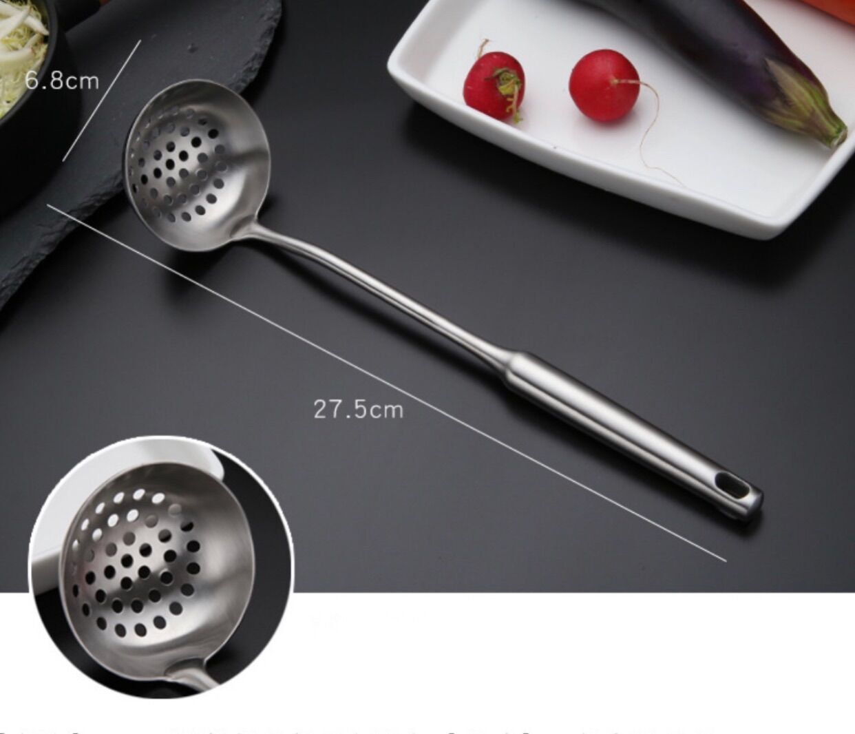 Muôi Canh Inox 304 Cao cấp V1 (Inox loại mờ)