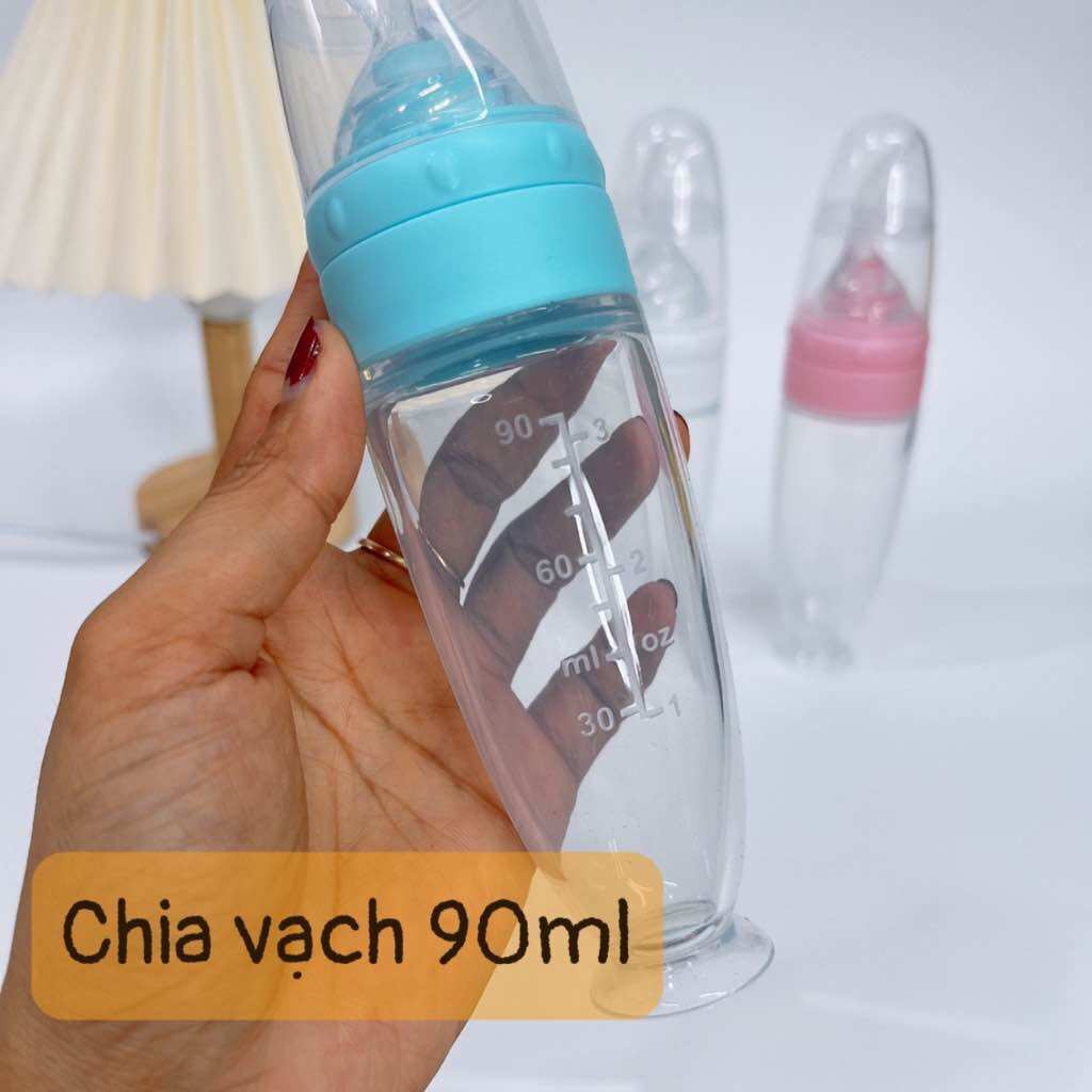 [HCM] Bình thìa ăn dặm silicon cho bé