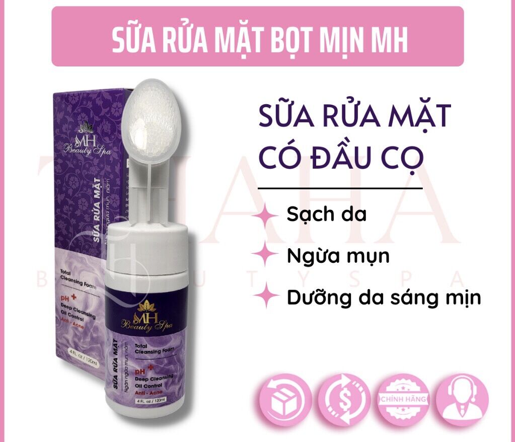 Sữa rửa mặt dịu nhẹ Ngăn ngừa mụn ,nám MH Beauty Spa