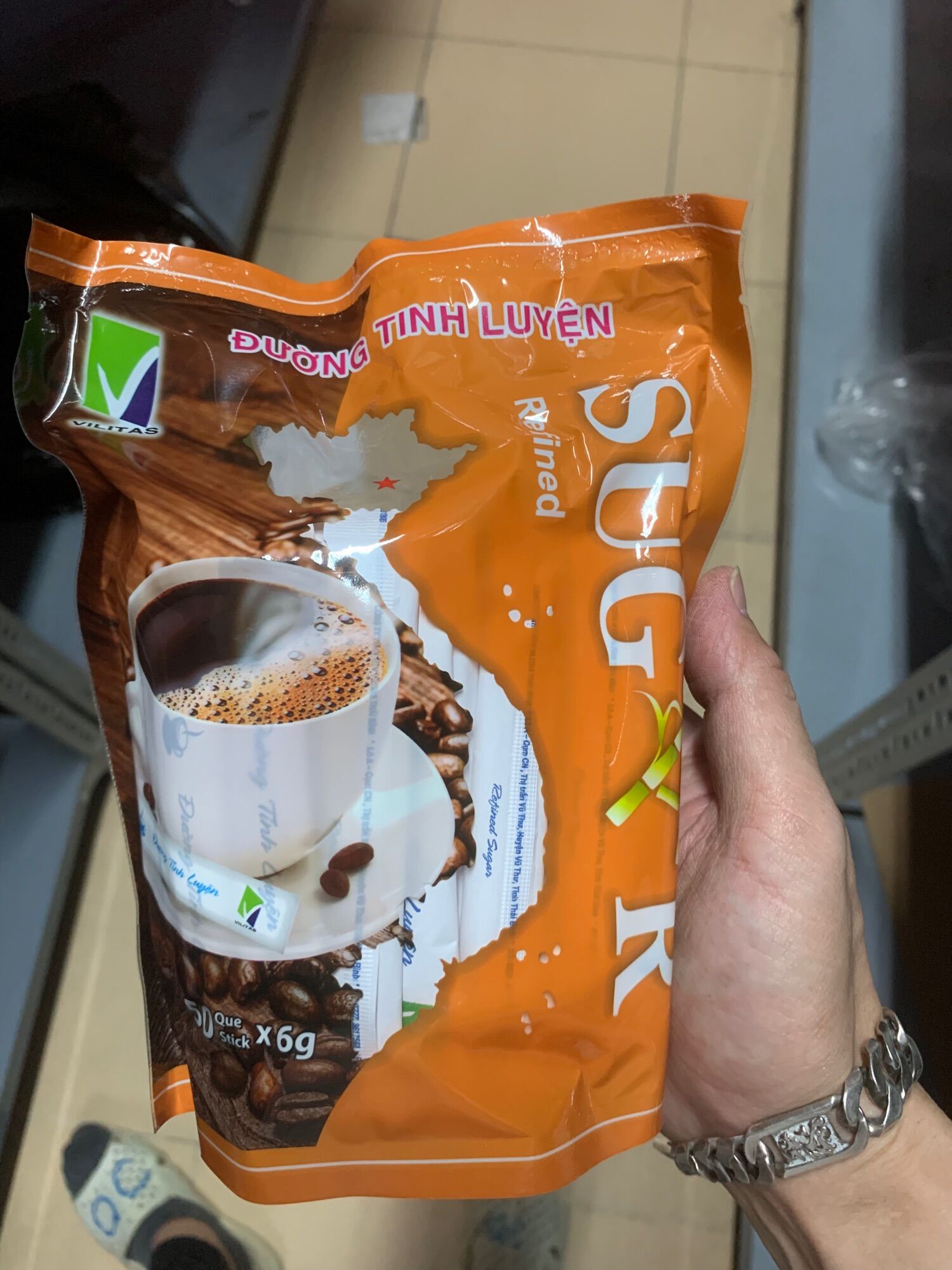 Đường que tinh luyện túi 50 gói *6g