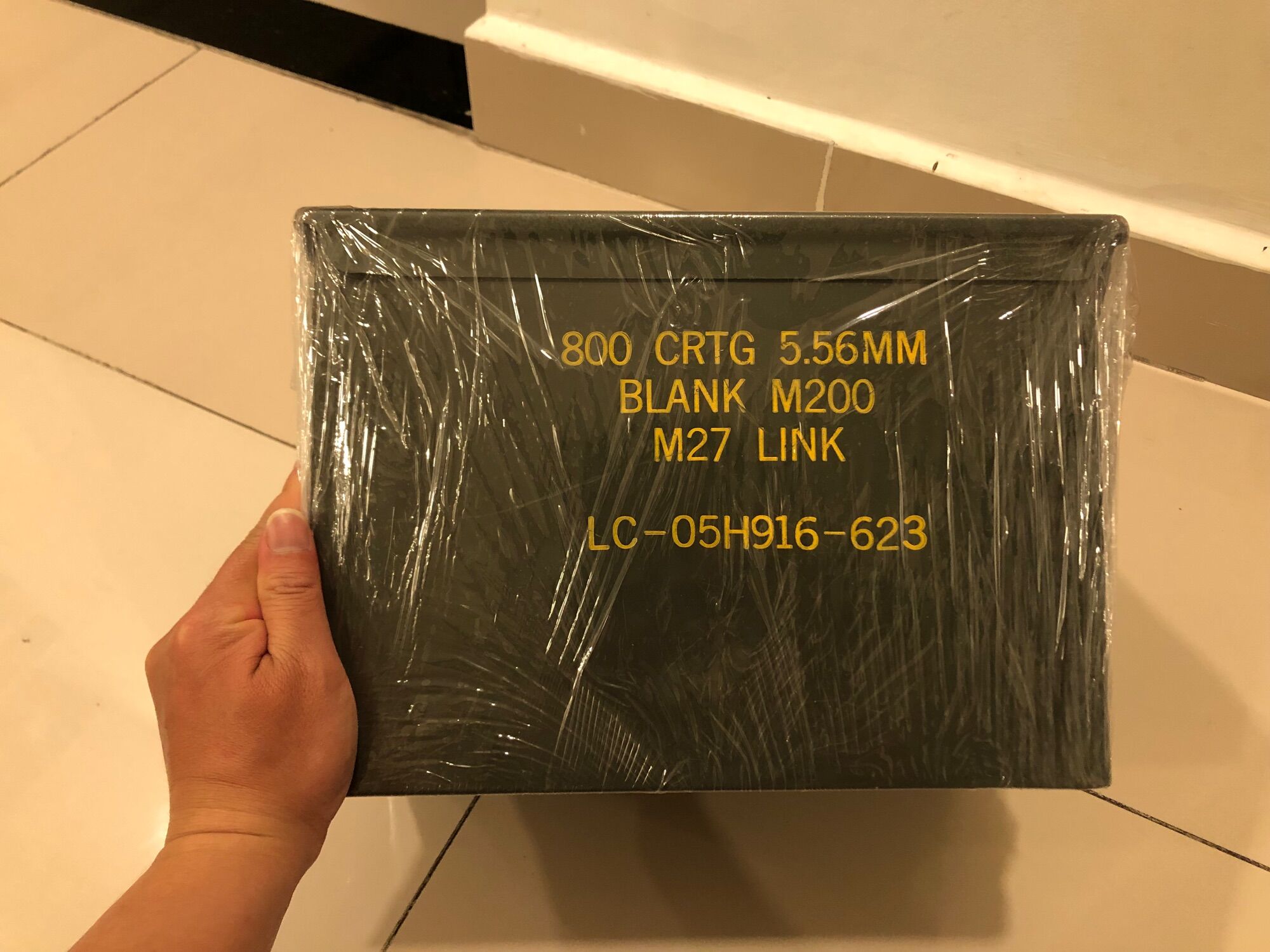 Thùng đạn quân đội Mỹ loại 11 lít đựng đồ nghề 32x22x18 cm