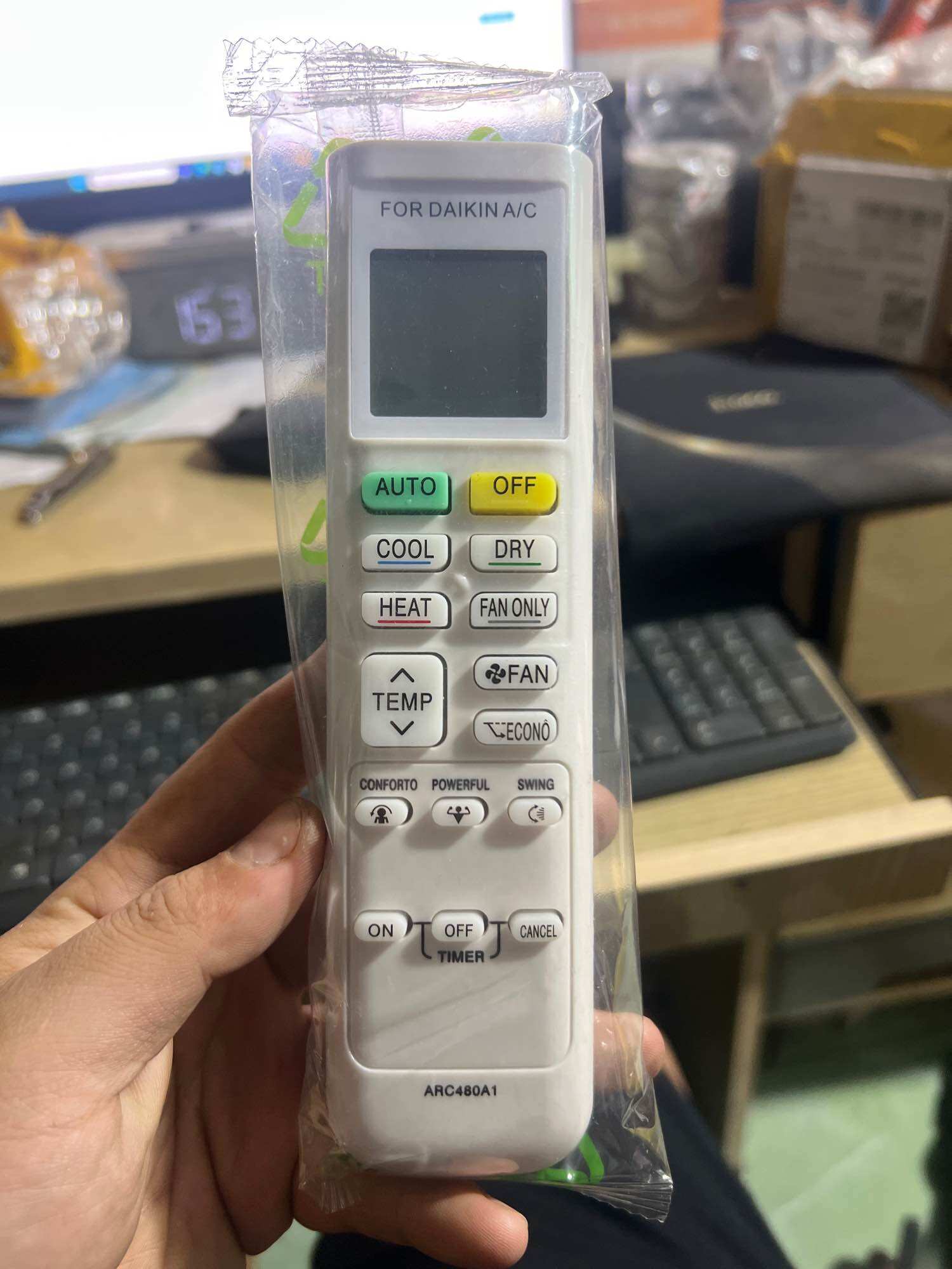 REMOTE MÁY LẠNH DAIKIN INVERTER DÒNG FTKQ & FTKC