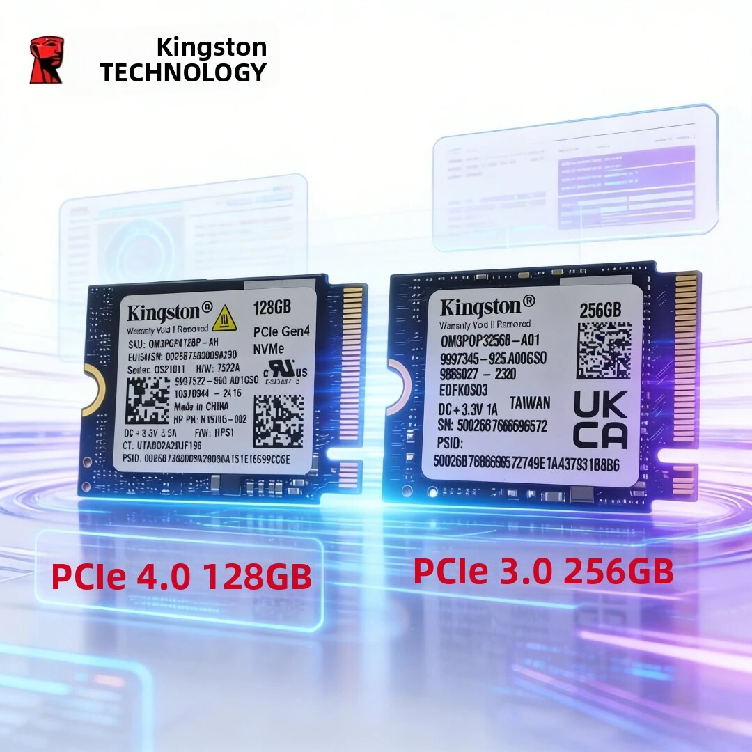 Kingston | Ổ Cứng SSD Kingston NVMe M.2 2230 128GB/256GB PCIe 4.0 Dành Cho Laptop, Desktop - Ổ Cứng Thể Rắn Tốc Độ Cao Giá 1,235,500 Đồng*Miễn phí vận chuyển