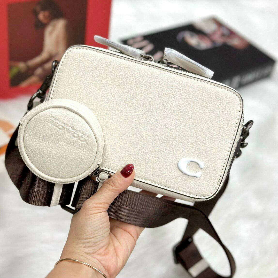 Túi c.oach charter slim crossbody đeo chéo xịn xò