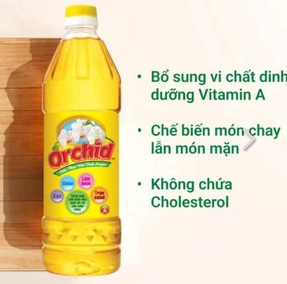 Dầu Thực vật Orchid chai 1L