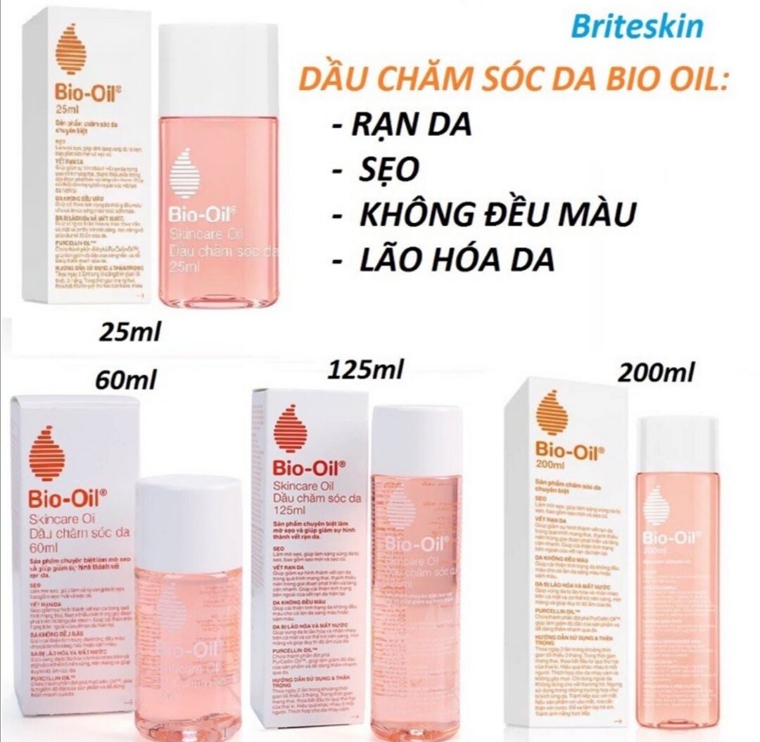 BIO OIL DẦU CHĂM SÓC DA, LÀM MỜ SẸO, GIẢM RẠN DA