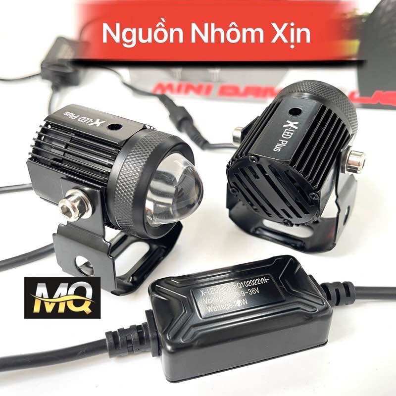 ĐÈN TRỢ SÁNG MINI COST VÀNG PHA TRẮNG XLED MỚI  VỎ CNC + NGUỒN NHÔM SÁNG MẠNH ÁNH SÁNG GOM BH 12 THÁNG