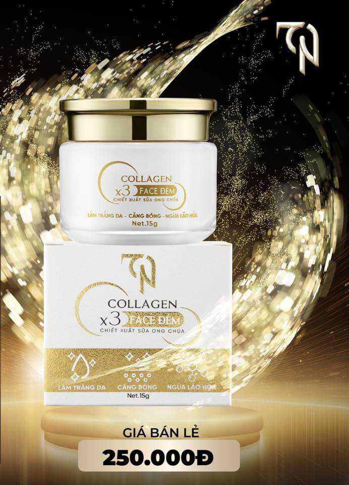 Face đêm collagen chiết xuất sữa ong chúa x3 ĐÔNG ANH