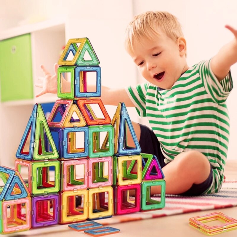 Từ Khối Xây Dựng Size Lớn Và Kích Thước Nhỏ DIY Nam Châm Đồ Chơi Cho Trẻ Em Thiết Kế Xây Dựng Bộ Quà Tặng Cho Trẻ Em Đồ Chơi
