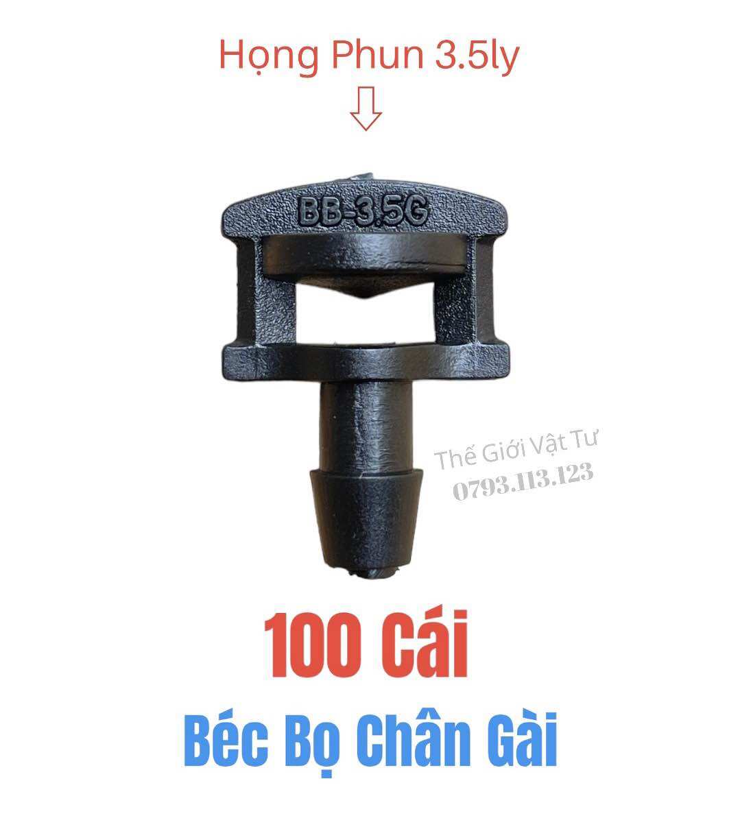 Béc Bọ Chân Gài Nối Ống 6 Ly