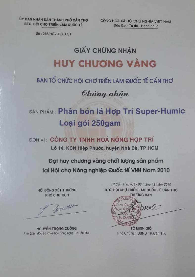 HUMIC HỢP TRÍ dạng bột - Gói 1kg
