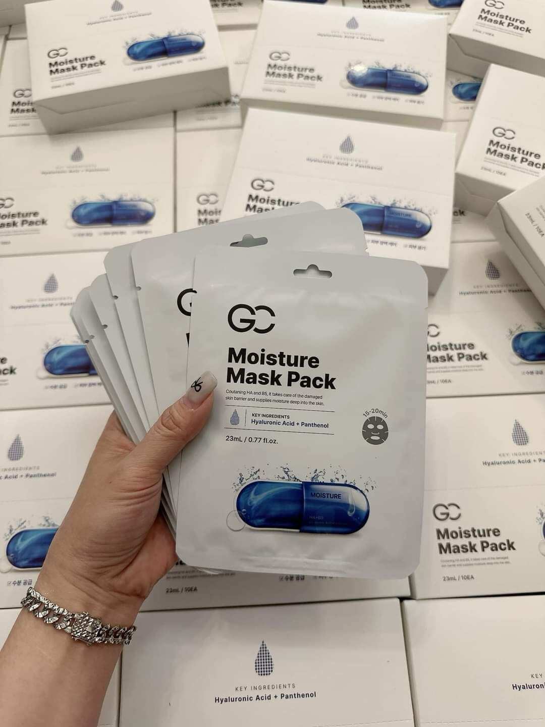 Mặt Nạ GC Moisture Mask Pack Giúp Cấp Ẩm Làm Dịu Da