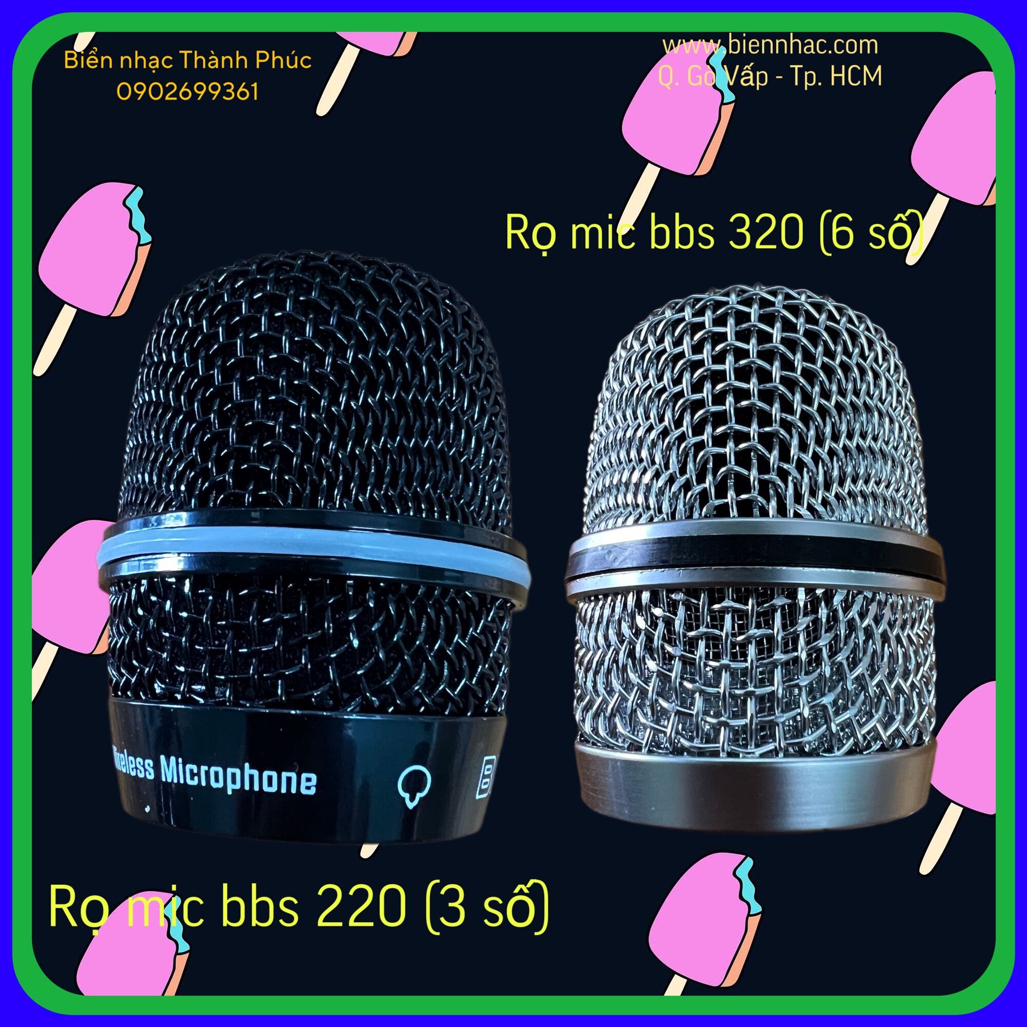 Đầu chụp lưới rọ micro BBS 320 220