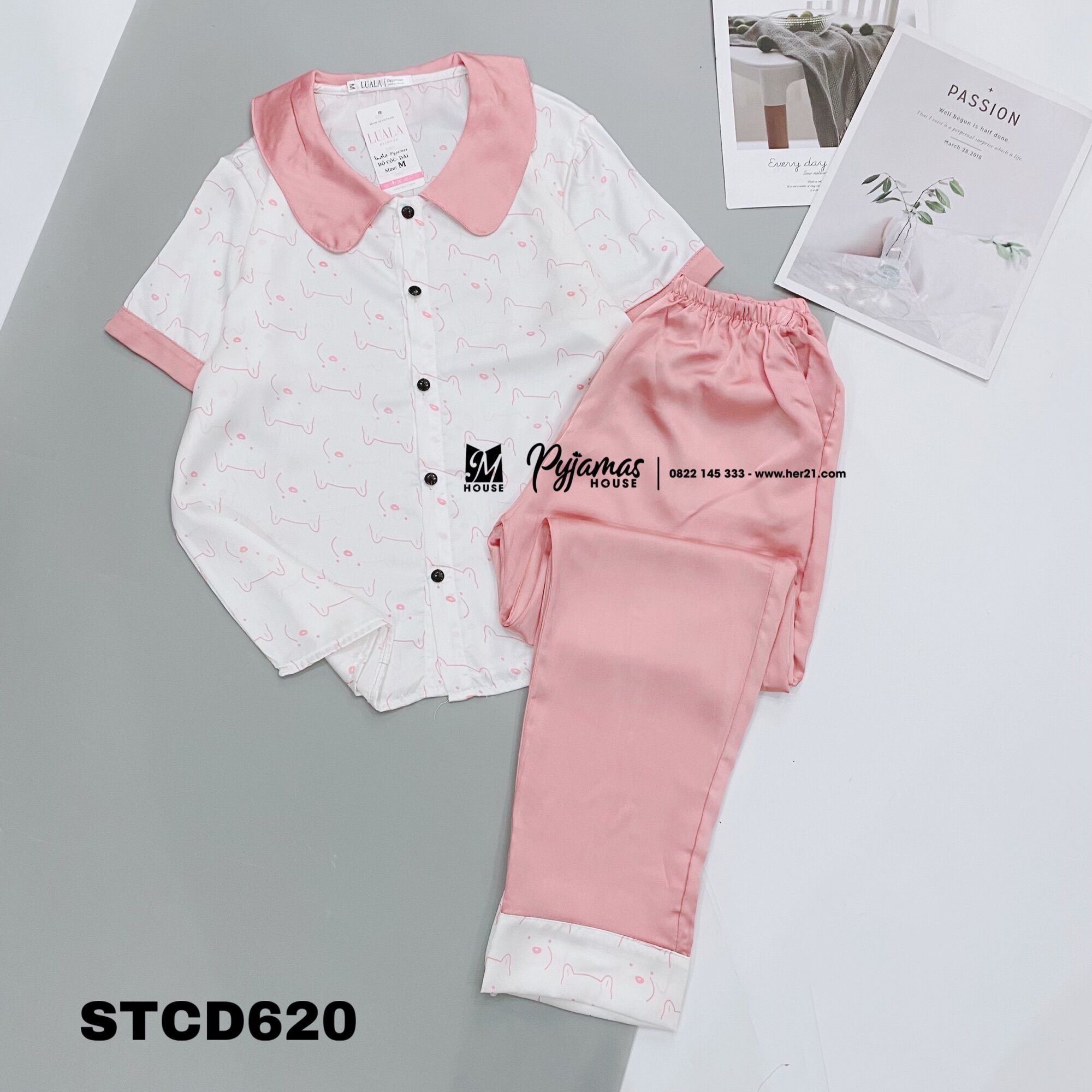 Bộ lụa cộc dài