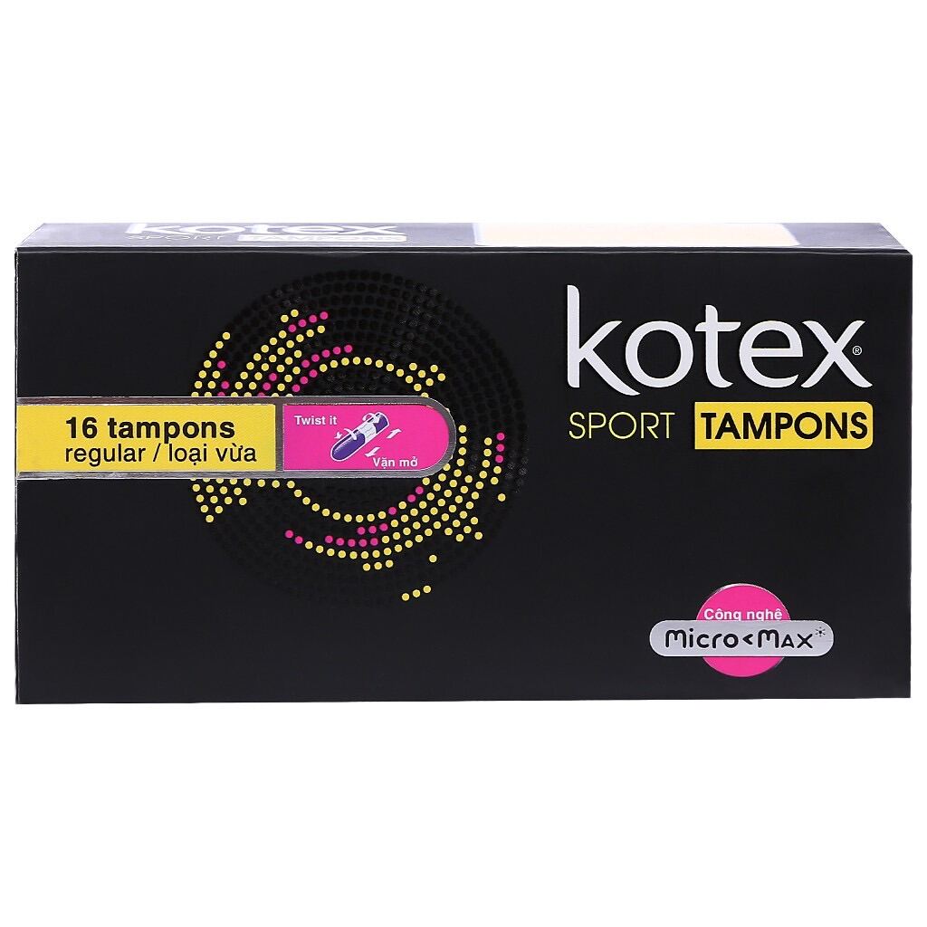 Băng vệ sinh KOTEX tampons 16 miếng 1 hộp