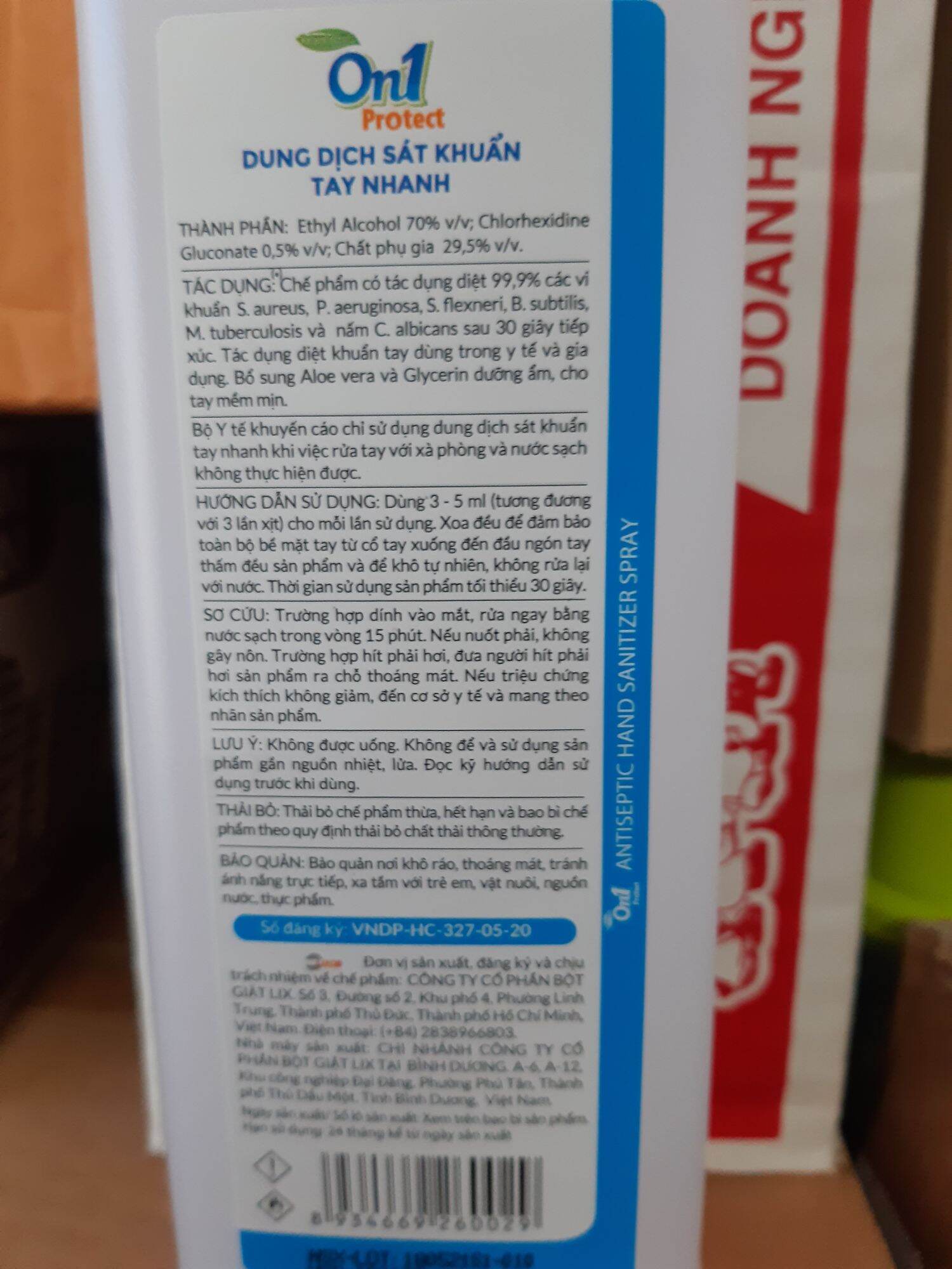 combo 2  SÁT KHUẨN TAY NHANH 500ML