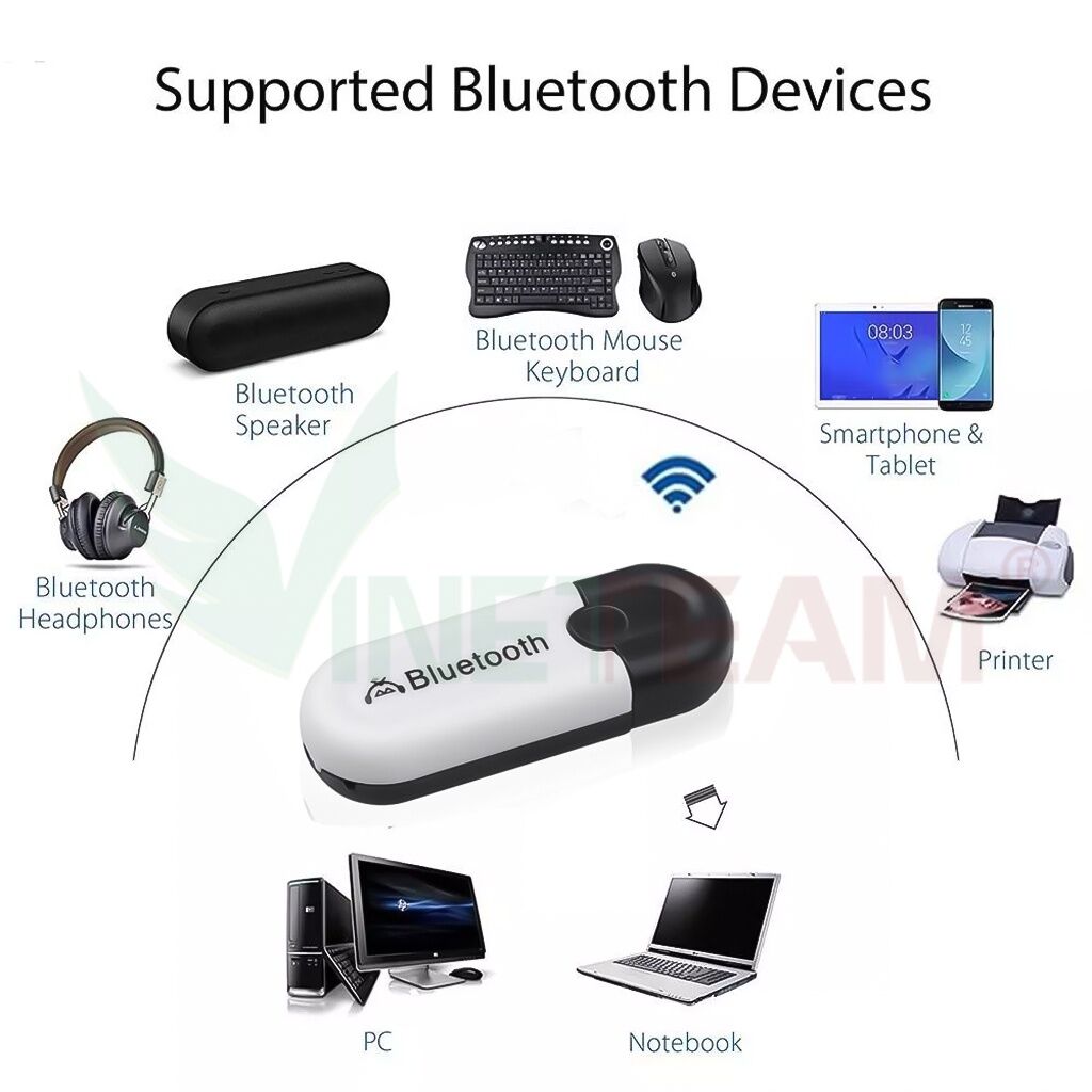 Usb bluetooth chính hãng hjx-001 cao cấp biến loa thường thành loa không - ảnh sản phẩm 1