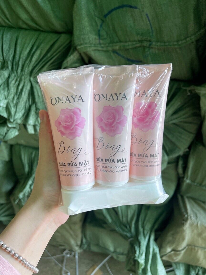 Sữa rửa mặt bông ngừa mụn sáng da