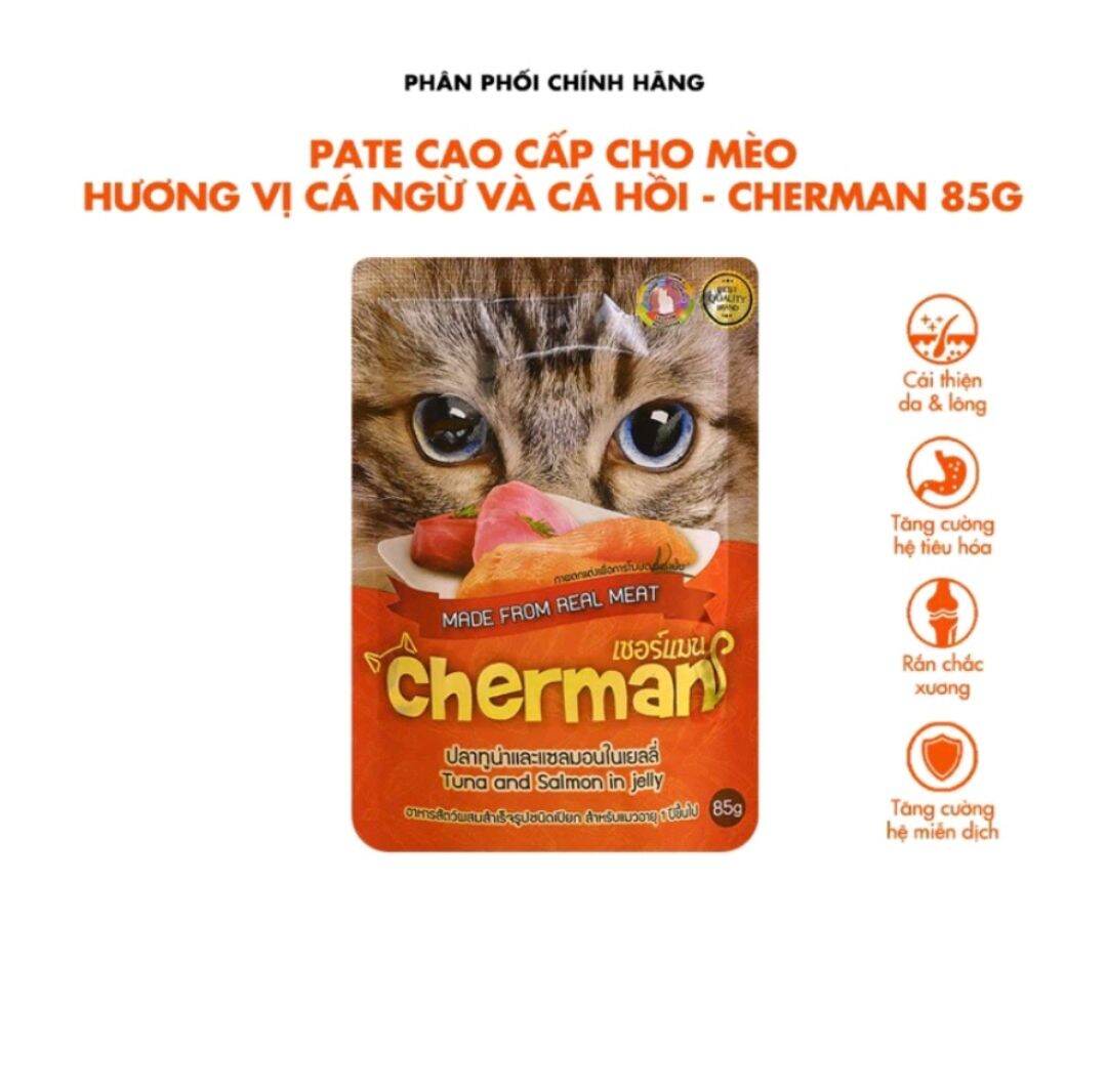 [Q12]Pate Cherman 85g Thái Lan- Pate cho mèo