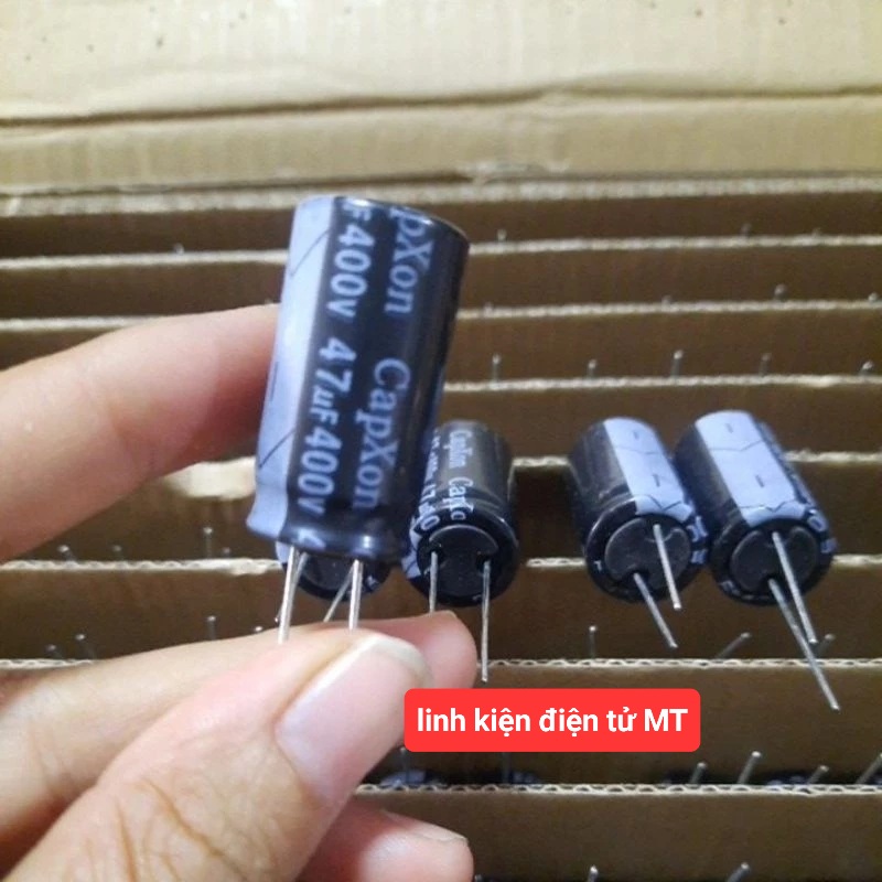 Combo 5 tụ capxon 400v-47uf