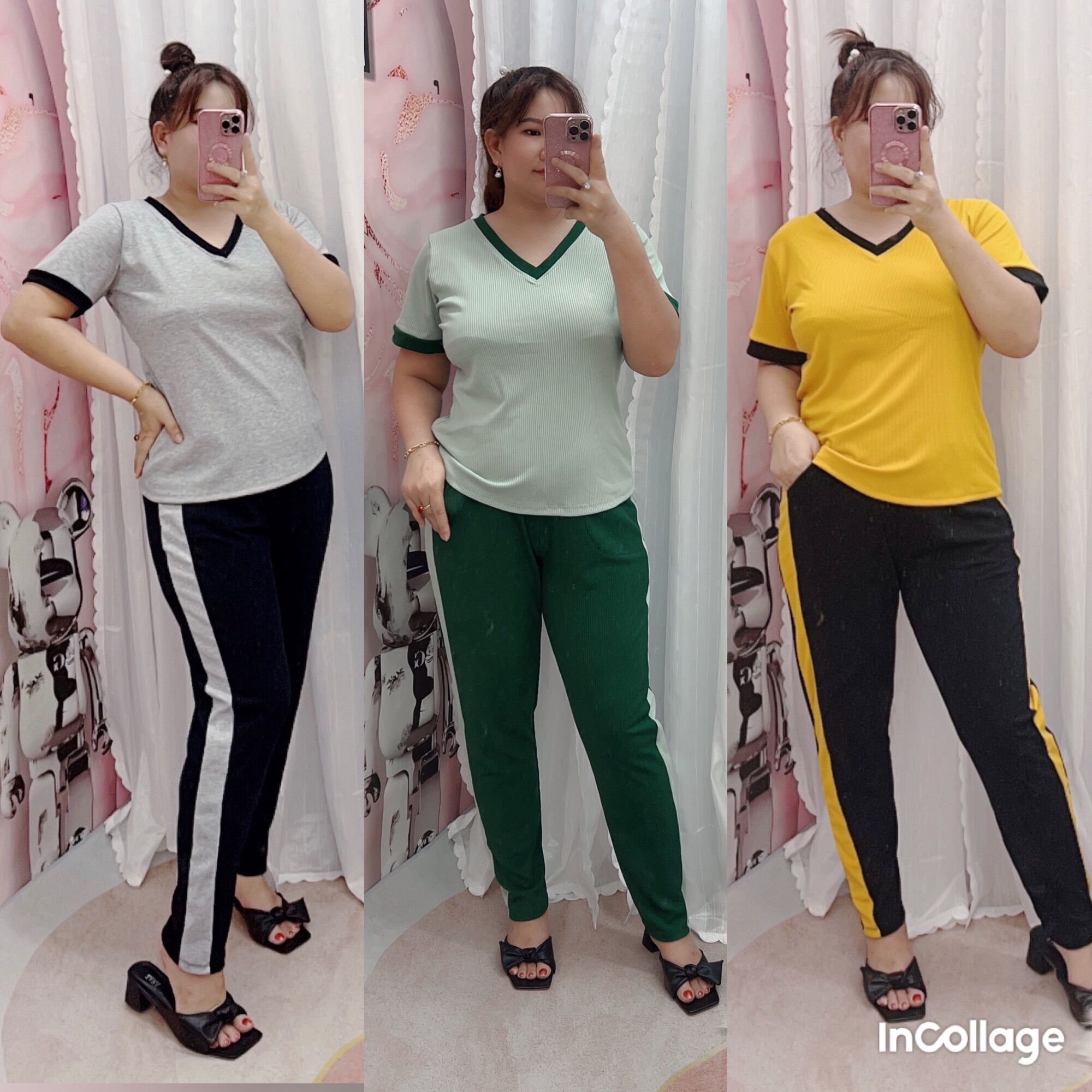 Sét bộ thun gân bigszie(68kg đến 95kg