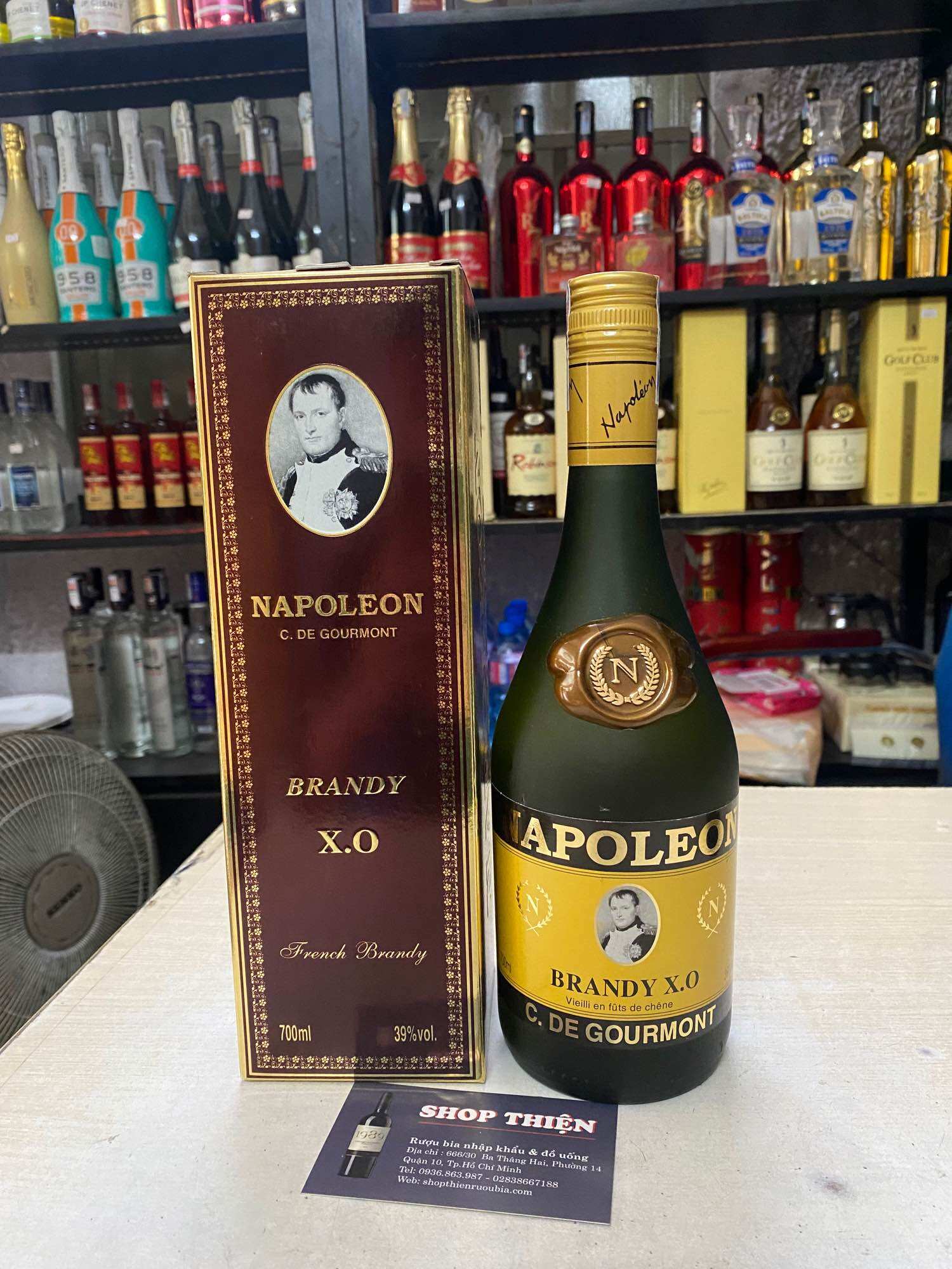 DE GOURMONT Napoleon Brandy 39% 700ml