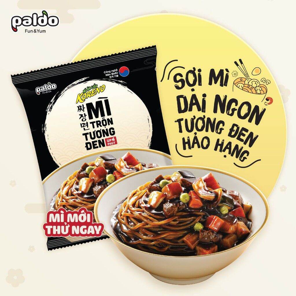 Thùng 20 gói mì tương đen jjajangmen 78g