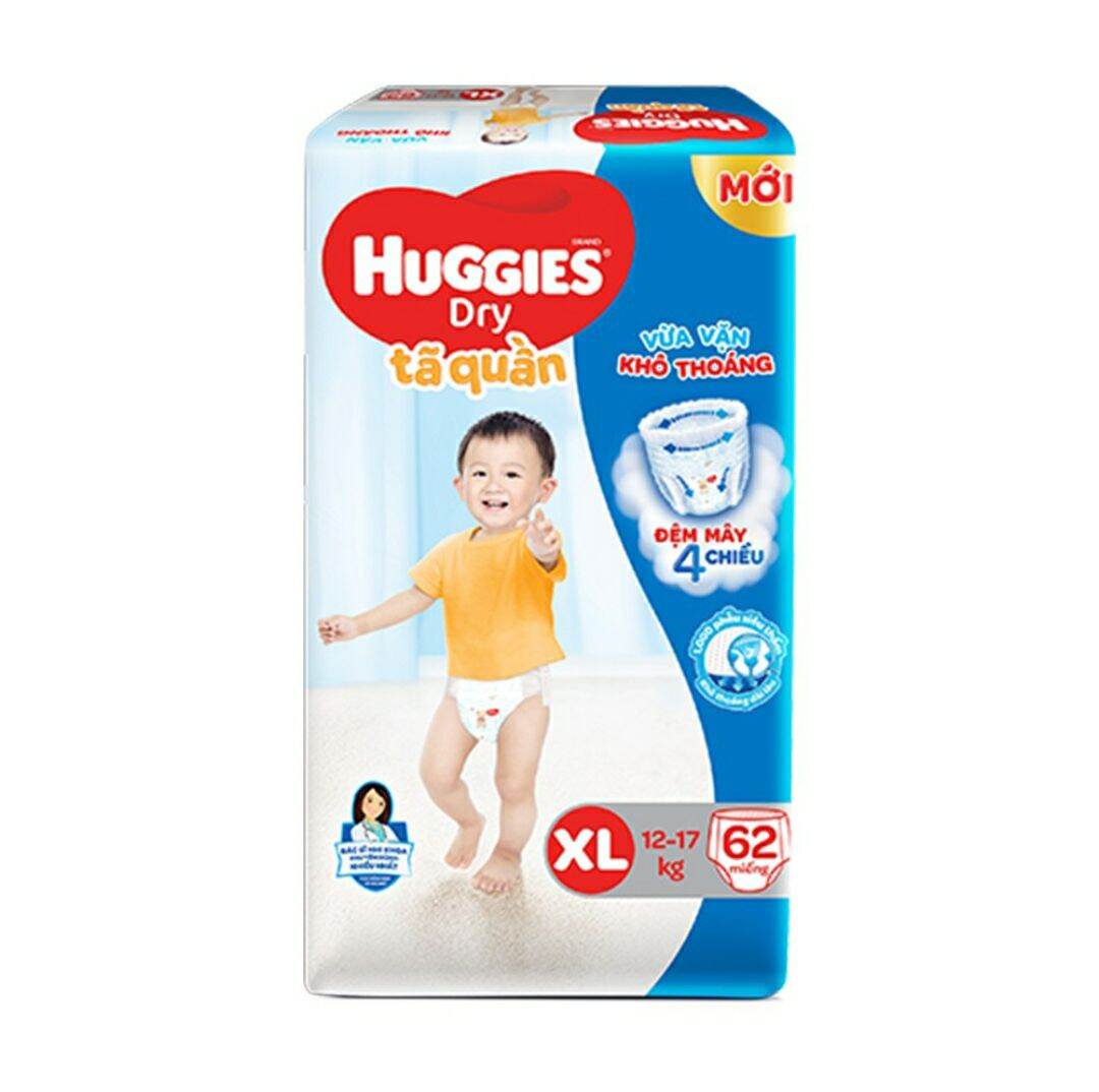 [HCM]Tả quần huggies size XL62 date mới