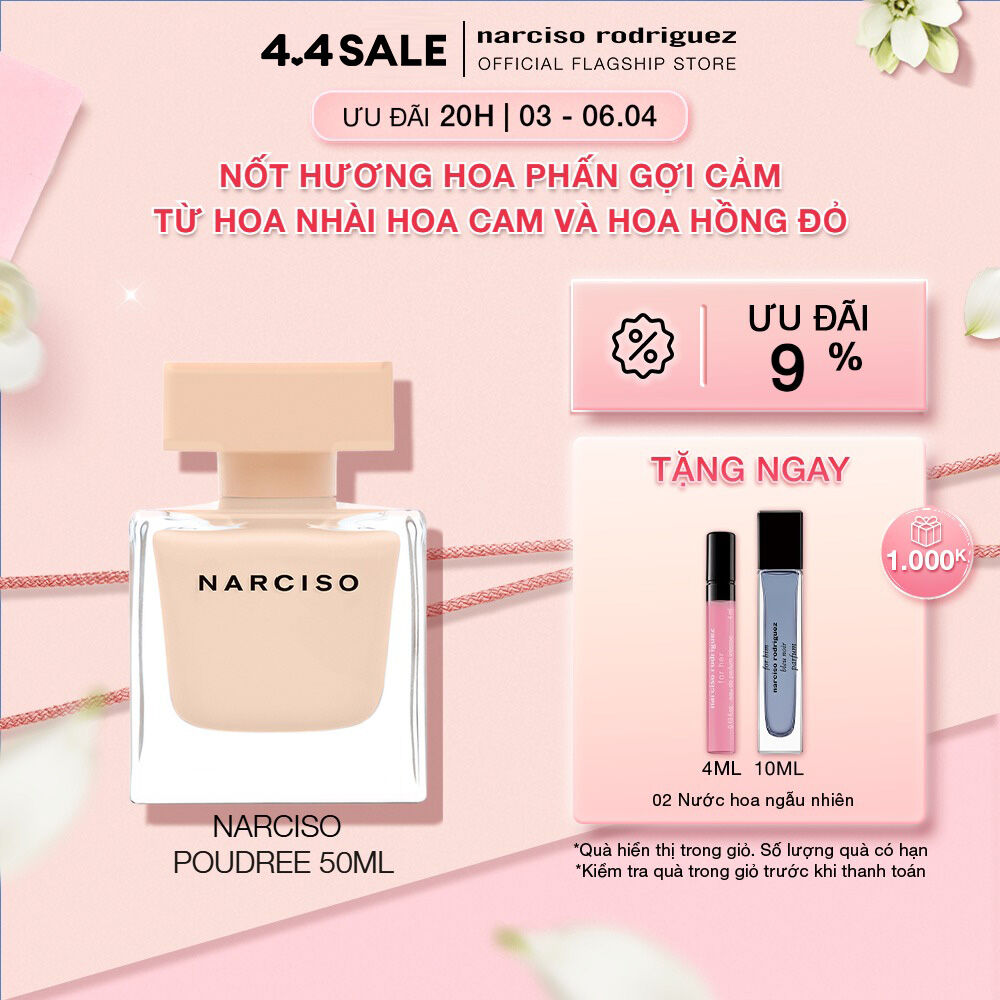 Nước Hoa nữ Narciso Rodriguez Narciso Eau De Parfum Poudree 50ml