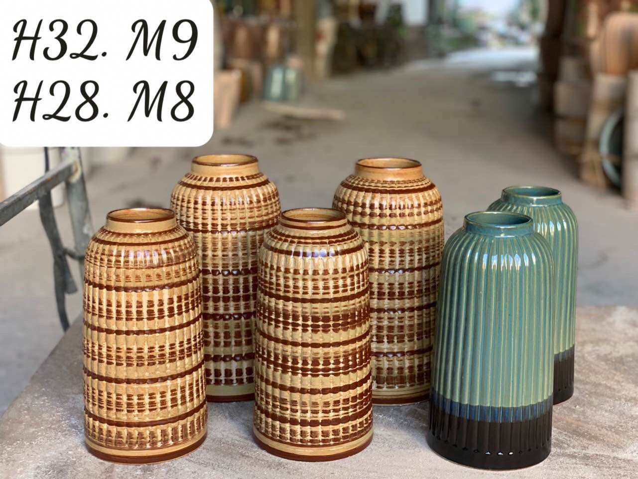 Lọ hoa Bình hoa dáng lồng chim gốm sứ Bát Tràng