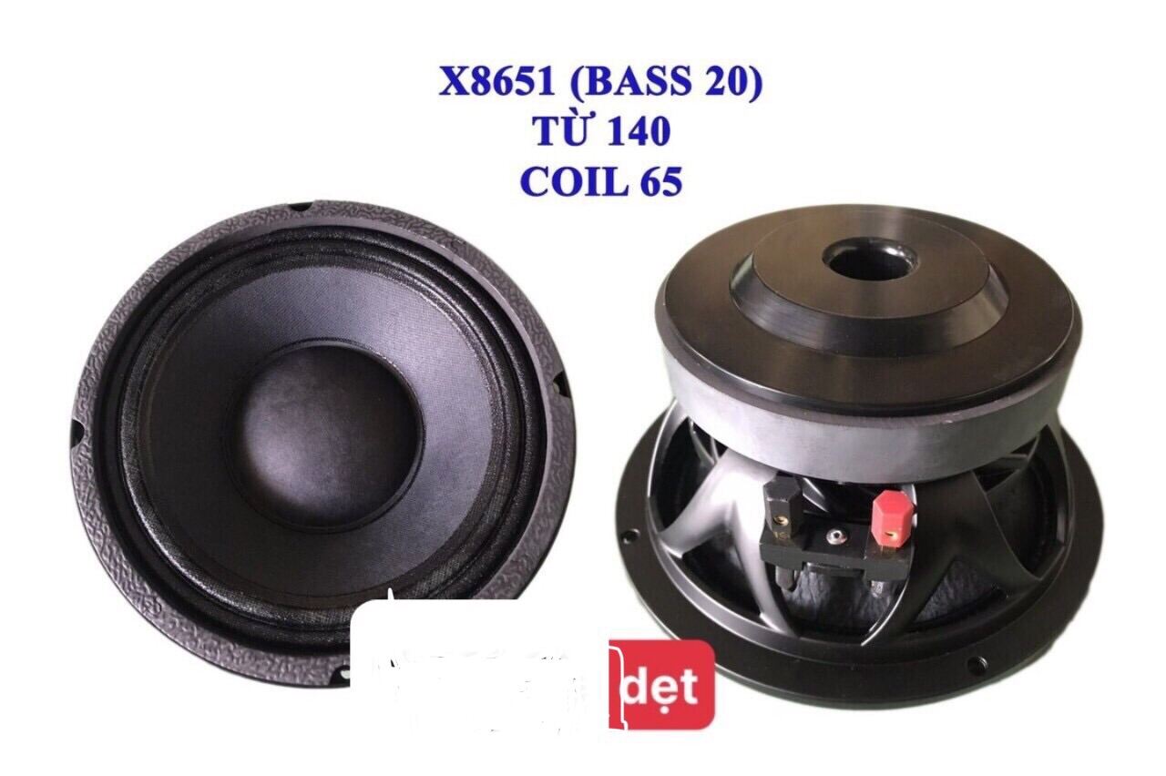 1 cặp Bass 20 - X8651 - từ 140 - COIL 65 - công suất 200 - 900 W