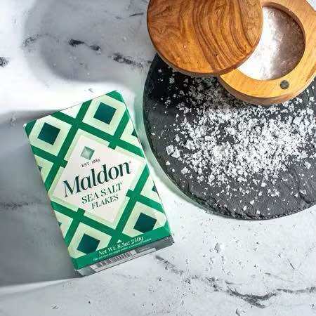 MUỐI BIỂN KHÔNG I-ỐT - THƯƠNG HIỆU ANH TỪ 1882 Maldon Crystal Sea Salt, Non-lodized