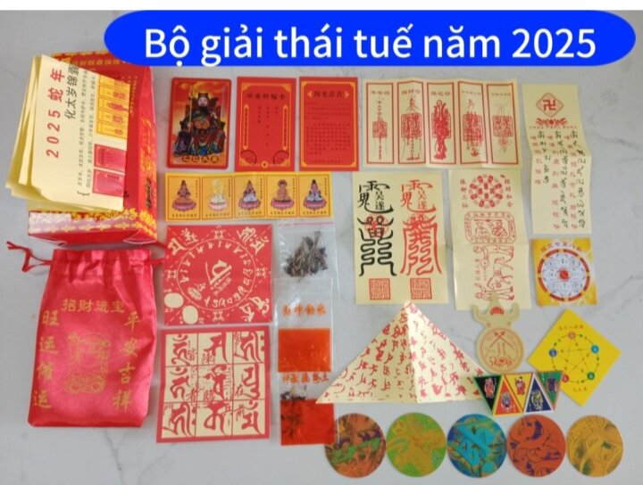 Bộ cúng thái tuế năm 2025